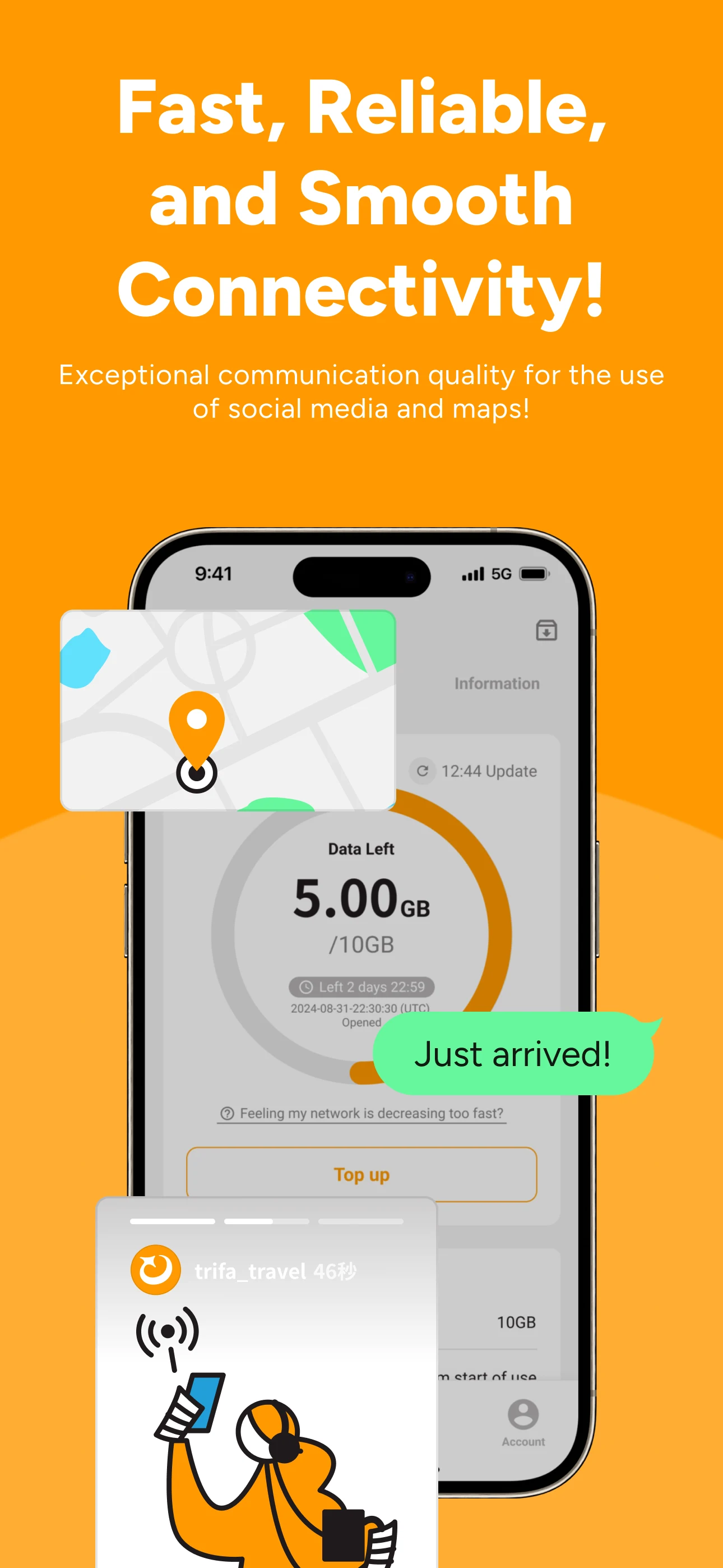trifa - Travel eSIM Store App screenshot